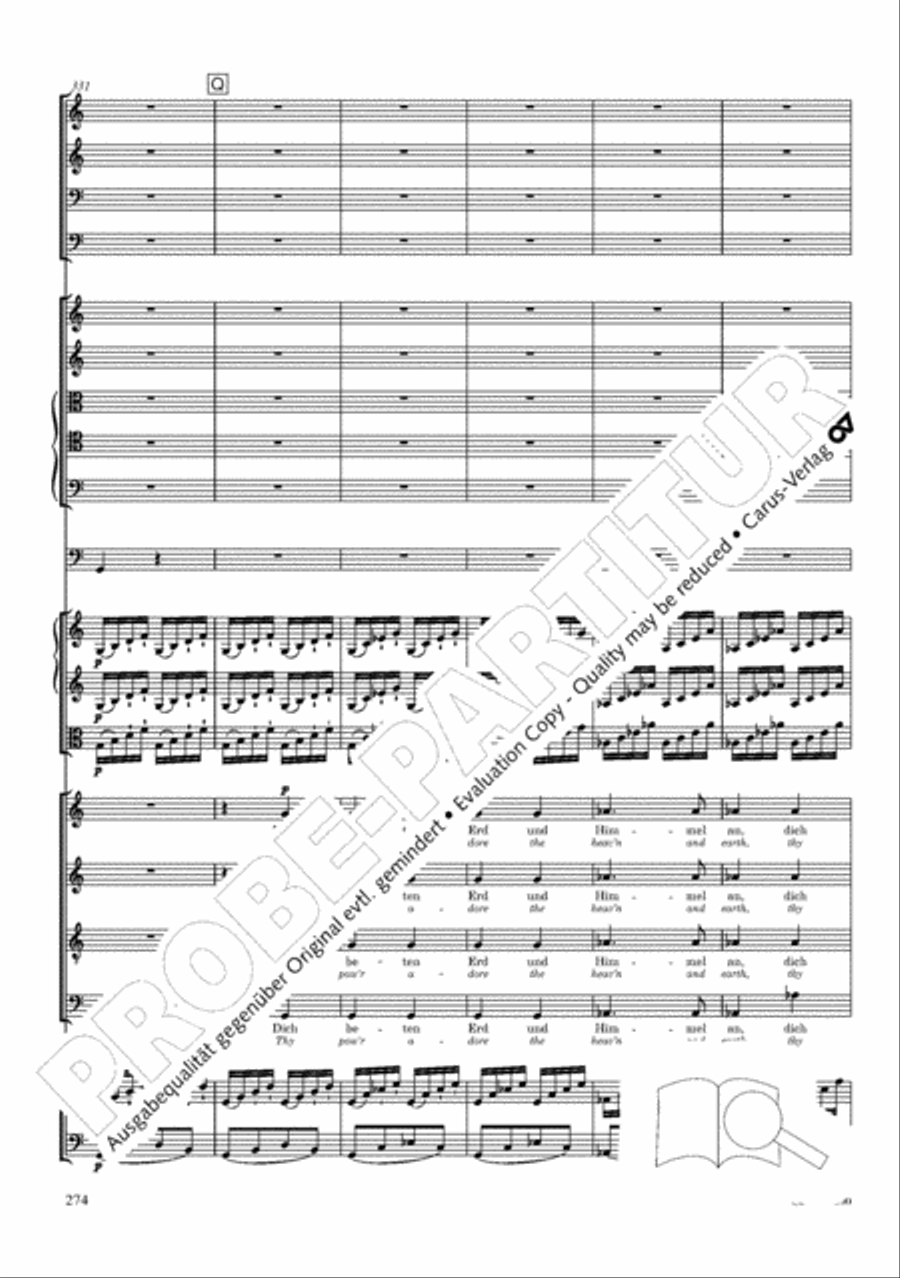 The Creation (Die Schopfung) 4-Part scores gallery preview page 294