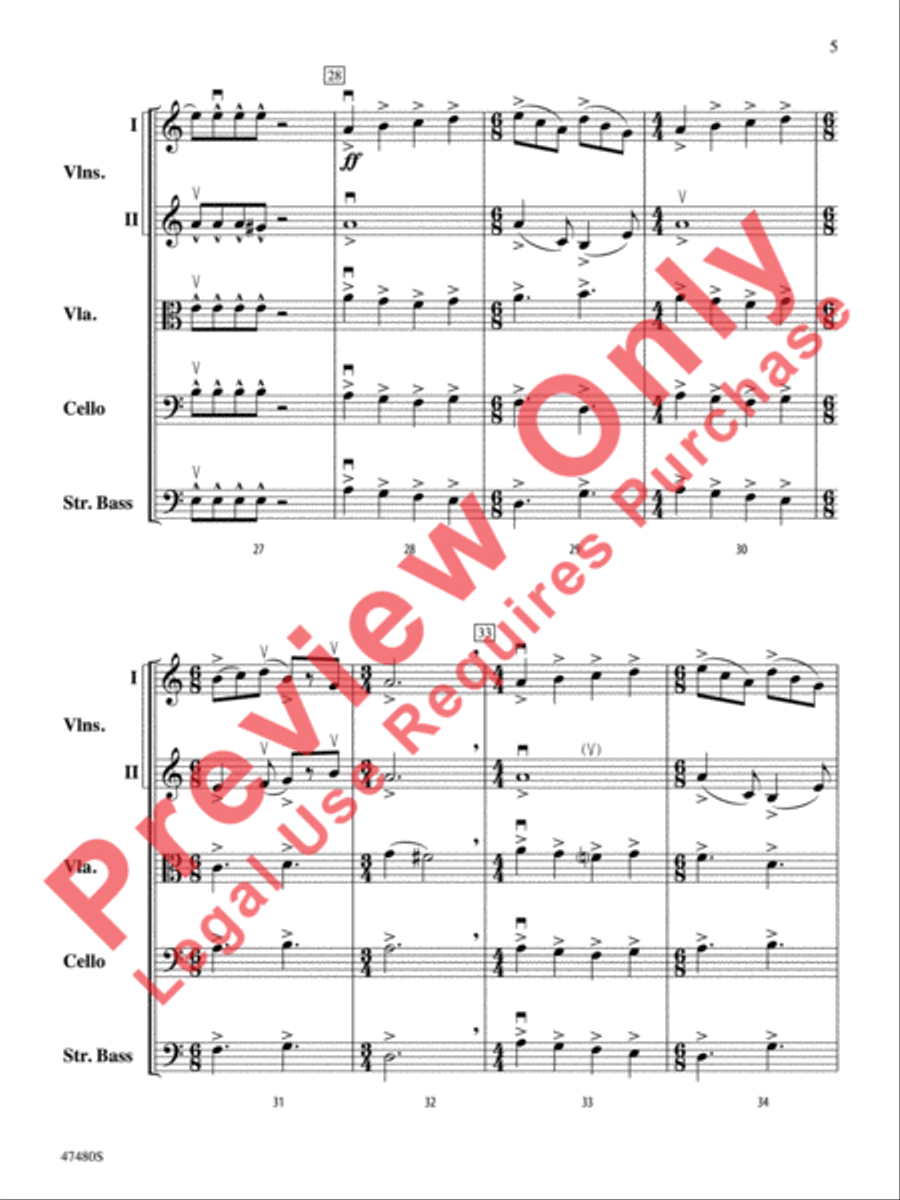 Primal Strings String Orchestra scores gallery preview page 6