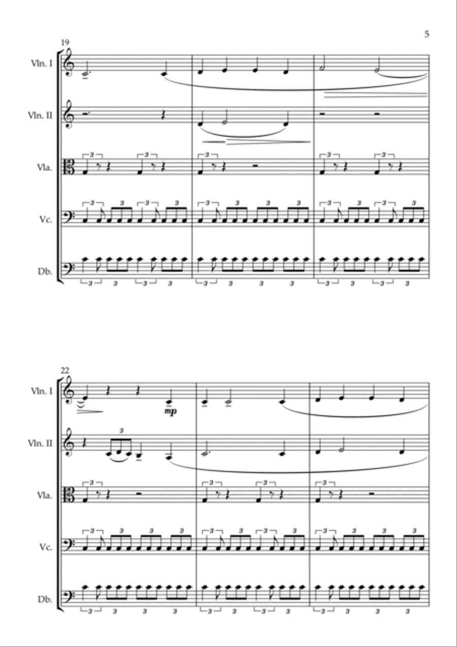 The Gardens Tale String Quartet scores gallery preview page 5