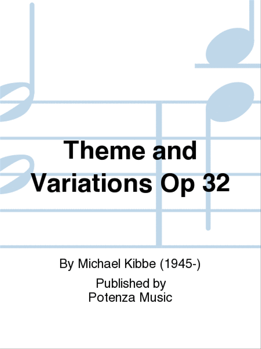 Theme and Variations Op 32 Horn scores gallery preview page 1