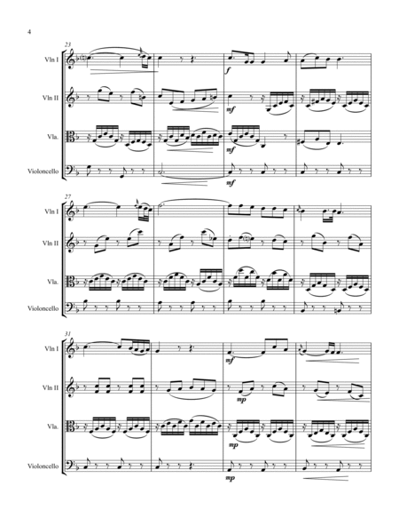LAUDATE DOMINUM, Mozart, String Quartet, Intermediate Level image number null