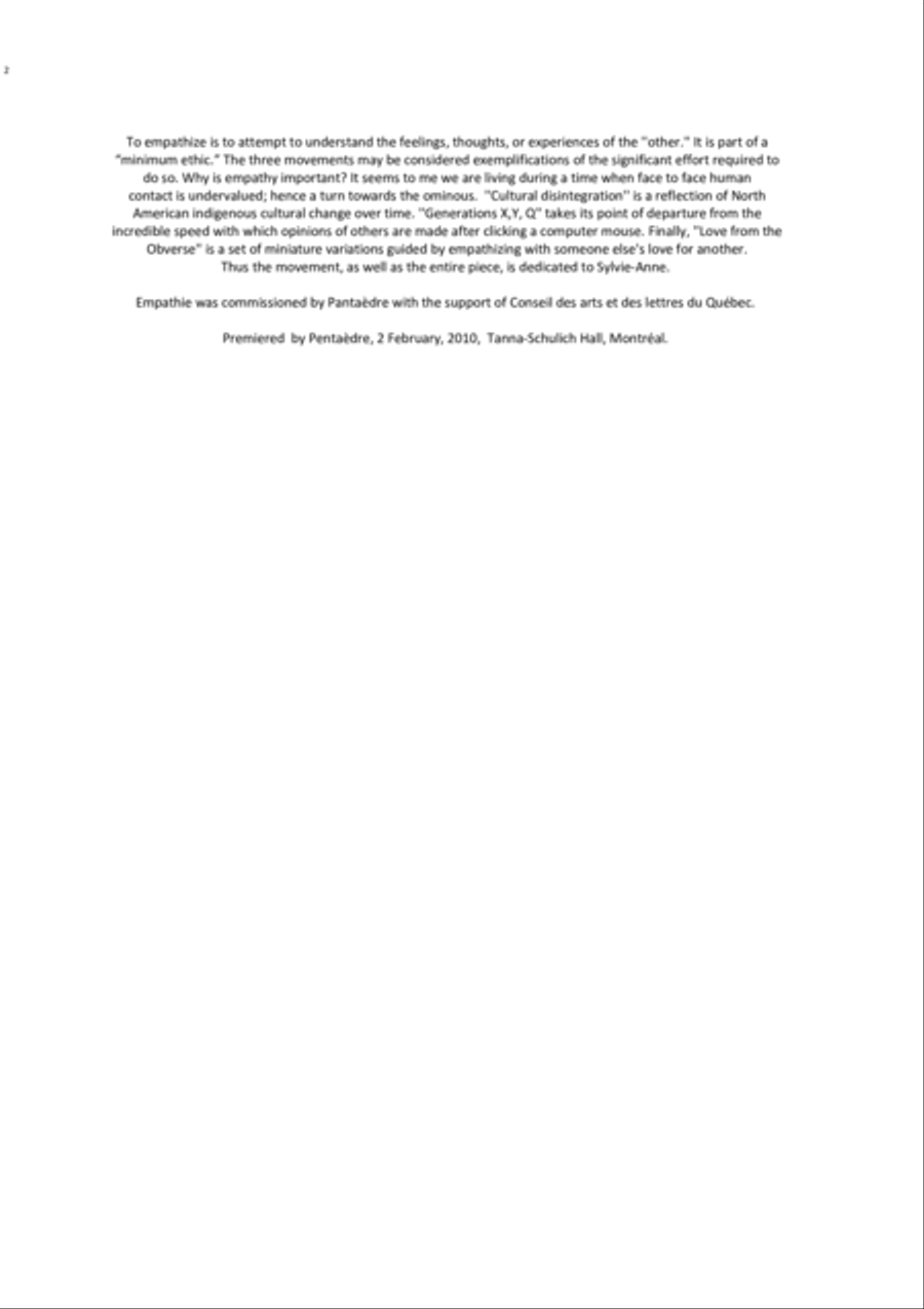 Empathie Bassoon scores gallery preview page 2