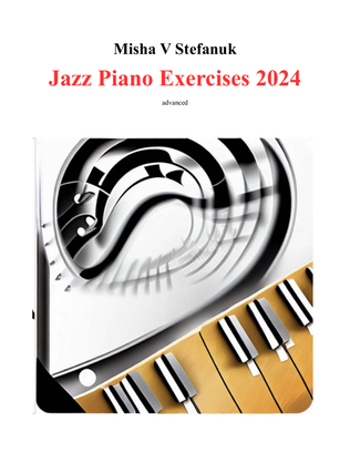 Book cover for Jazz Piano Exercises 2024