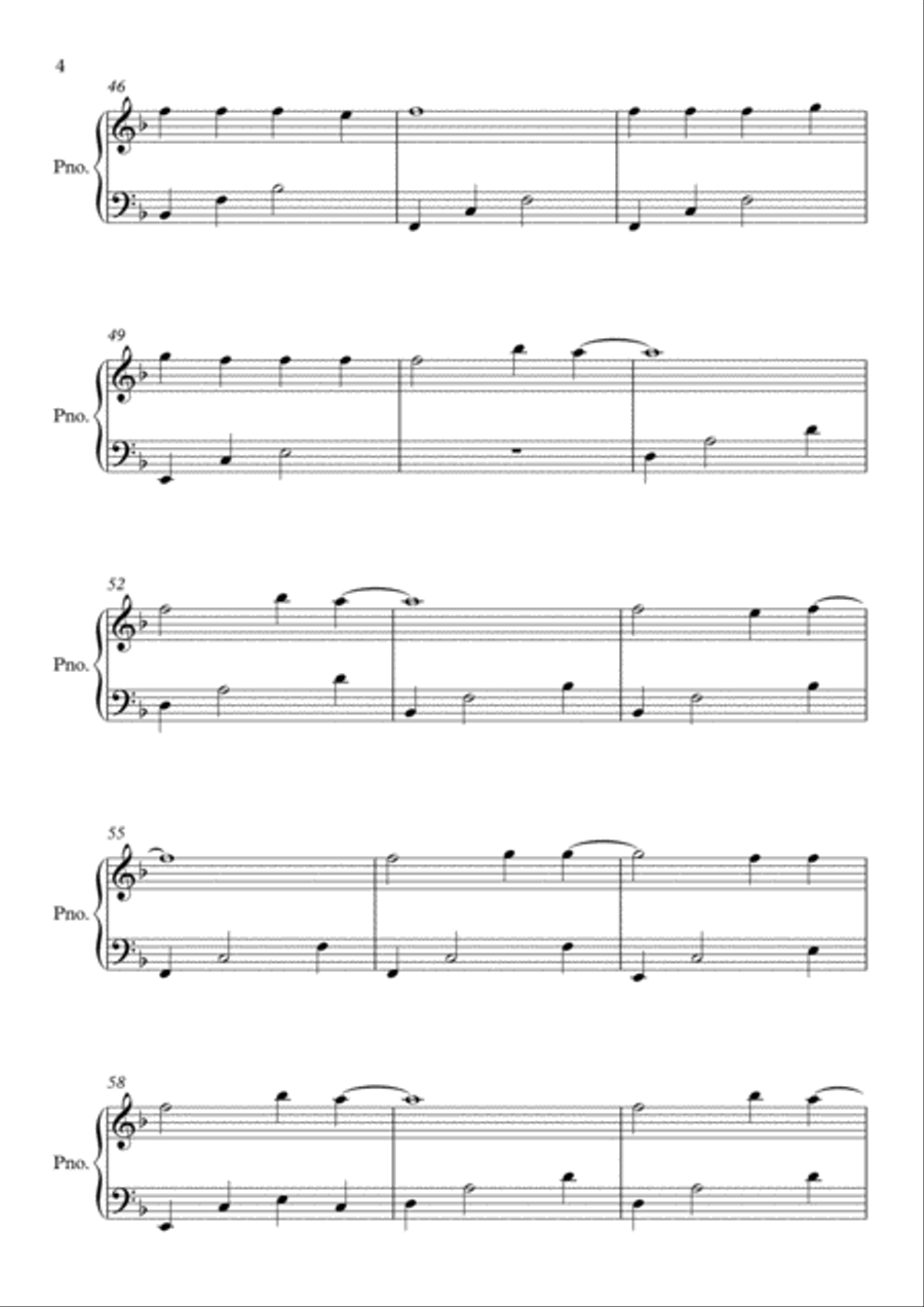 Bad Liar Bad Liar Easy Piano scores gallery preview page 4