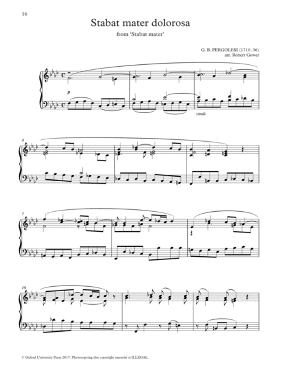 Oxford Book of Lent and Easter Organ Music for Manuals Organ Solo scores gallery preview page 16