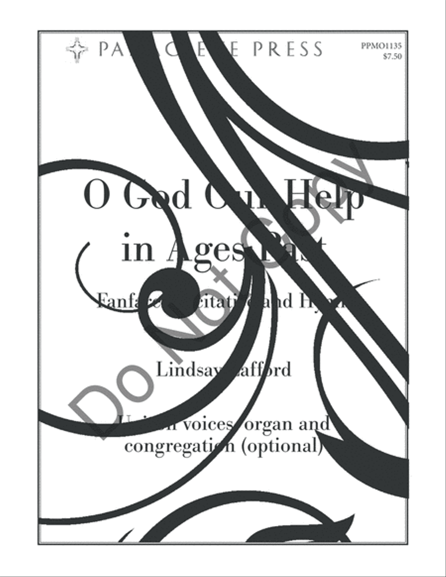 O God Our Help in Ages Past: Fanfare, Recitative and Hymn Organ scores gallery preview page 2