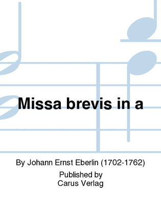 Missa brevis in a