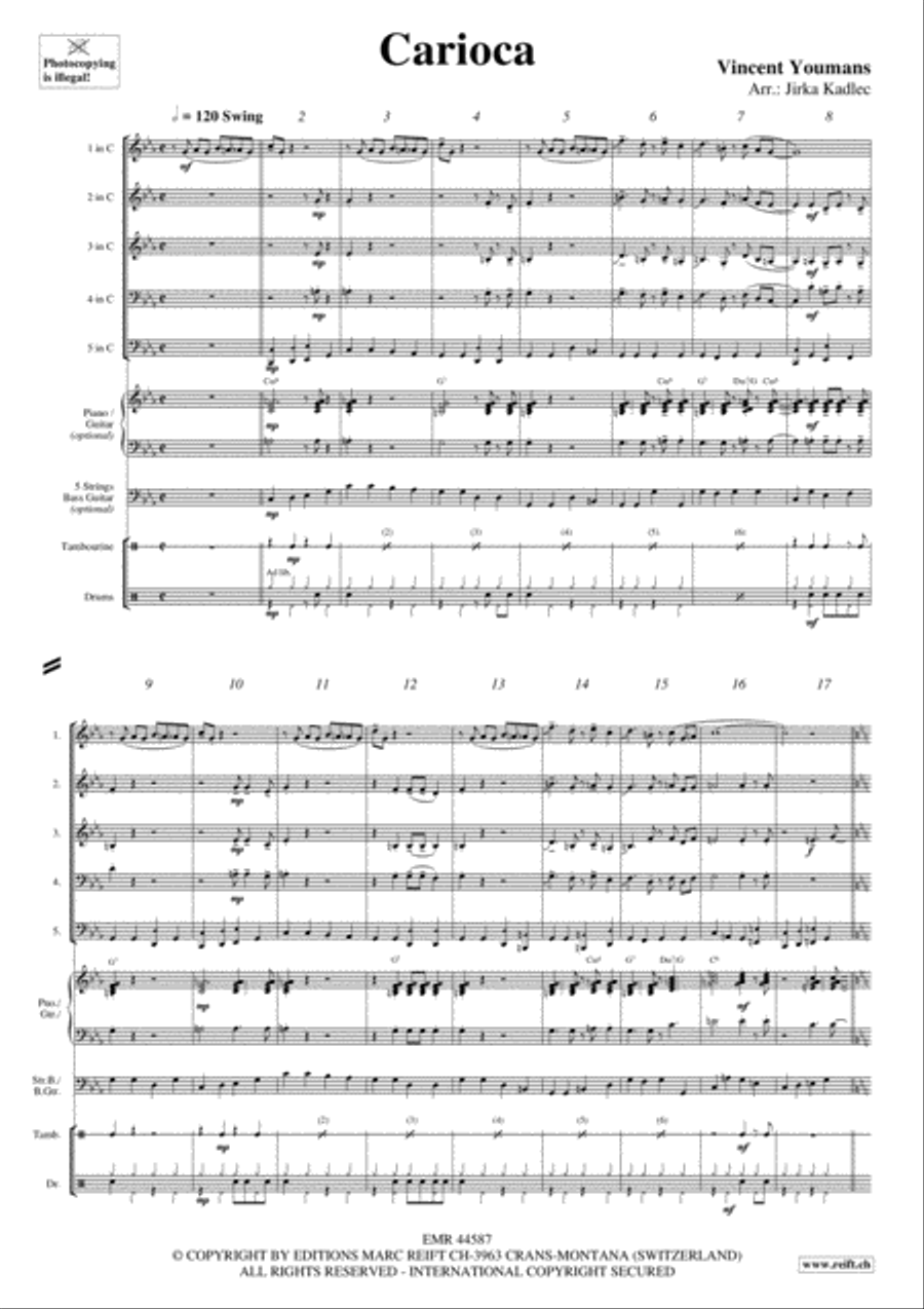 Carioca Carioca Woodwind Quintet scores gallery preview page 3