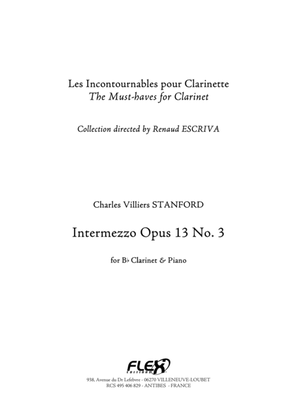 Book cover for Intermezzo Opus 13 No. 3