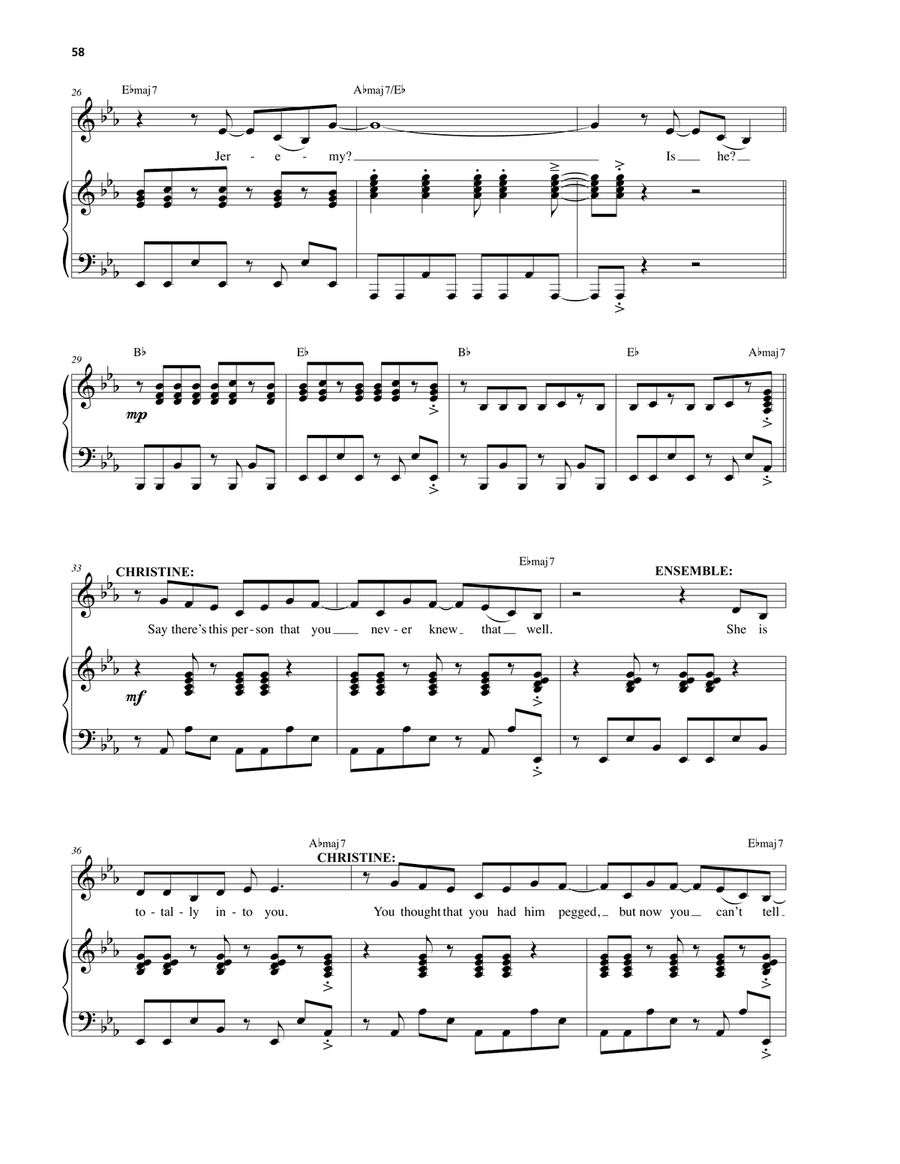 A Guy That I'd Kinda Be Into (from Be More Chill) Piano, Vocal scores gallery preview page 3