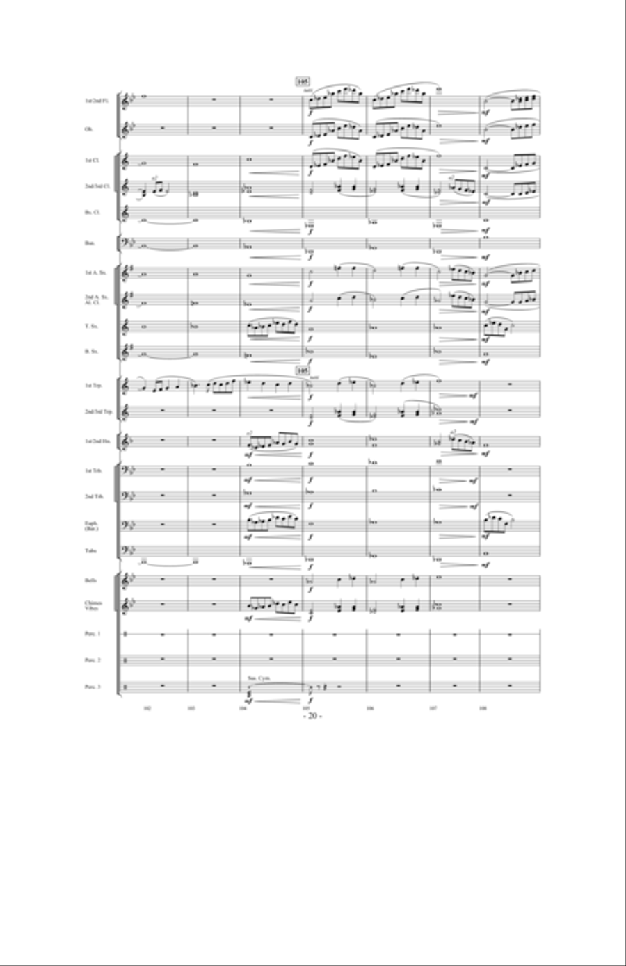 Force Majeure Concert Band scores gallery preview page 19