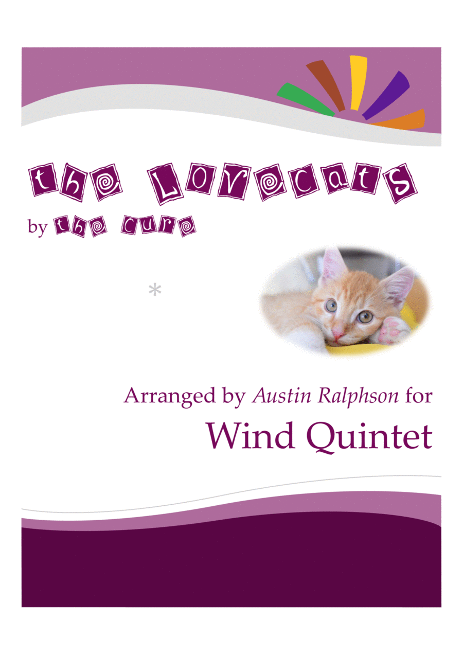 The Lovecats The Lovecats Woodwind Quintet scores gallery preview page 1