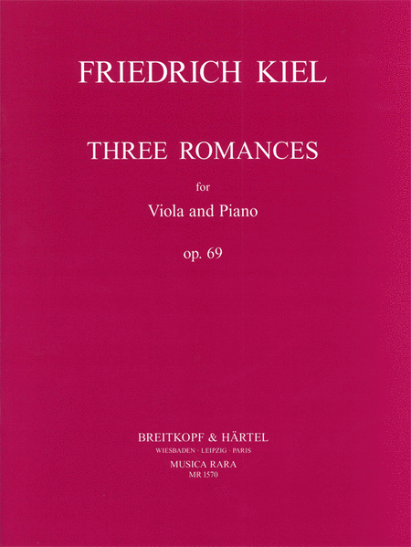 Drei Romanzen op. 69