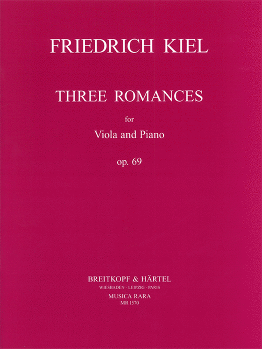 3 Romances Op. 69