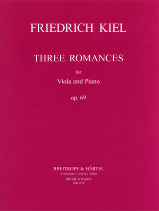 3 Romances Op. 69