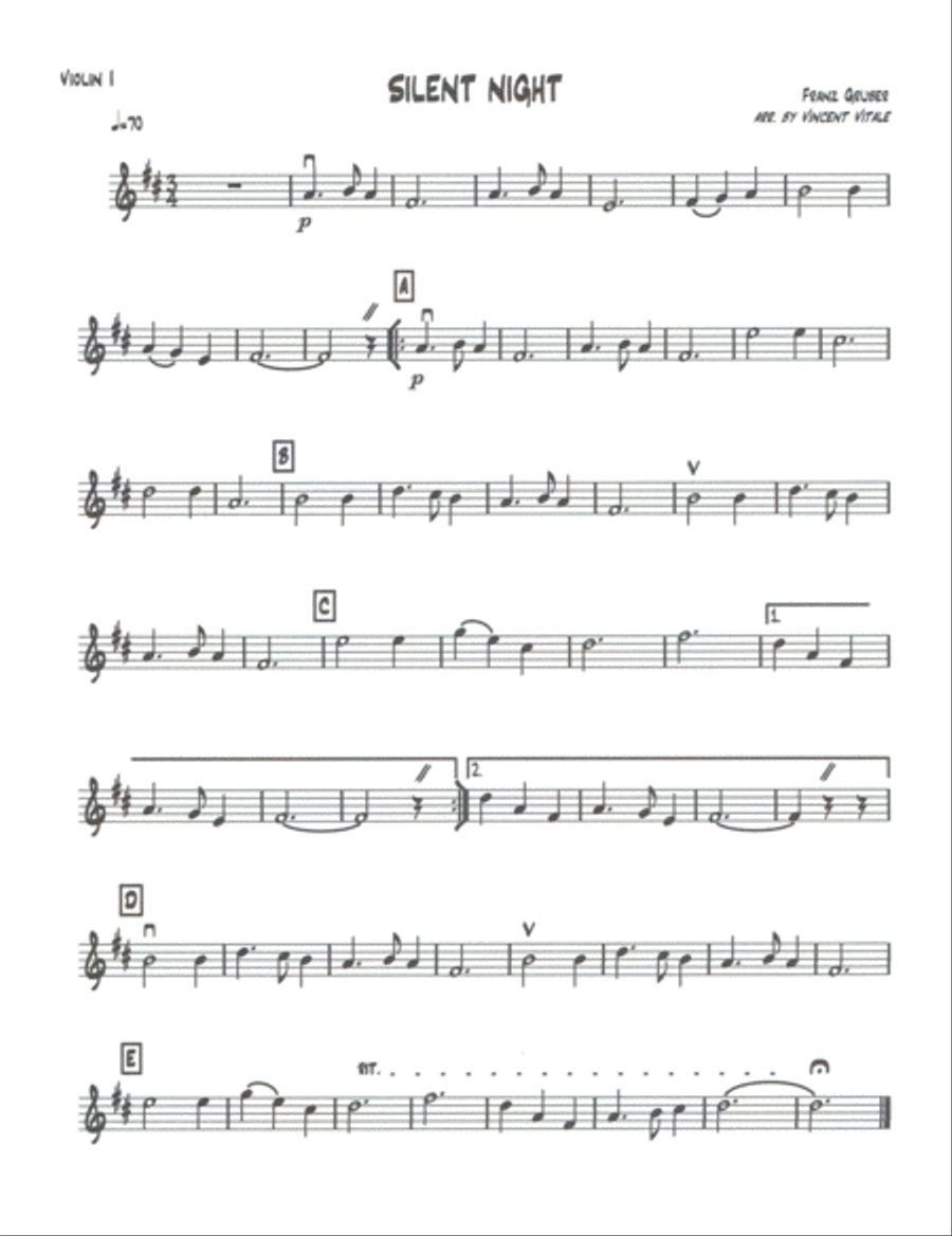 SILENT NIGHT String Orchestra scores gallery preview page 5