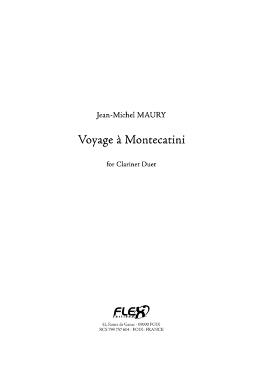 Voyage a Montecatini Voyage a Montecatini Clarinet Duet scores gallery preview page 1