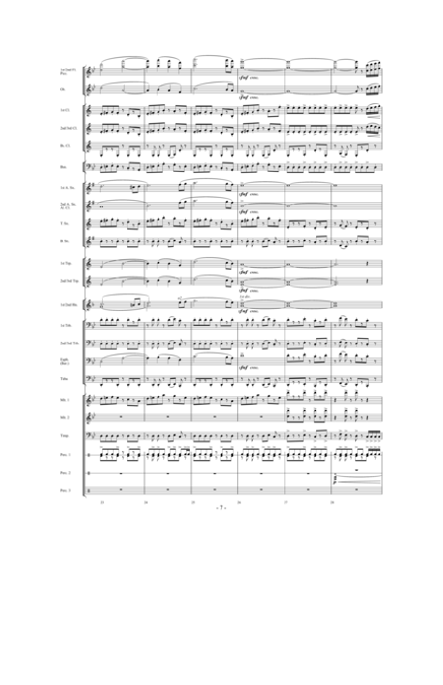 Toward the North Star Toward the North Star Concert Band scores gallery preview page 6