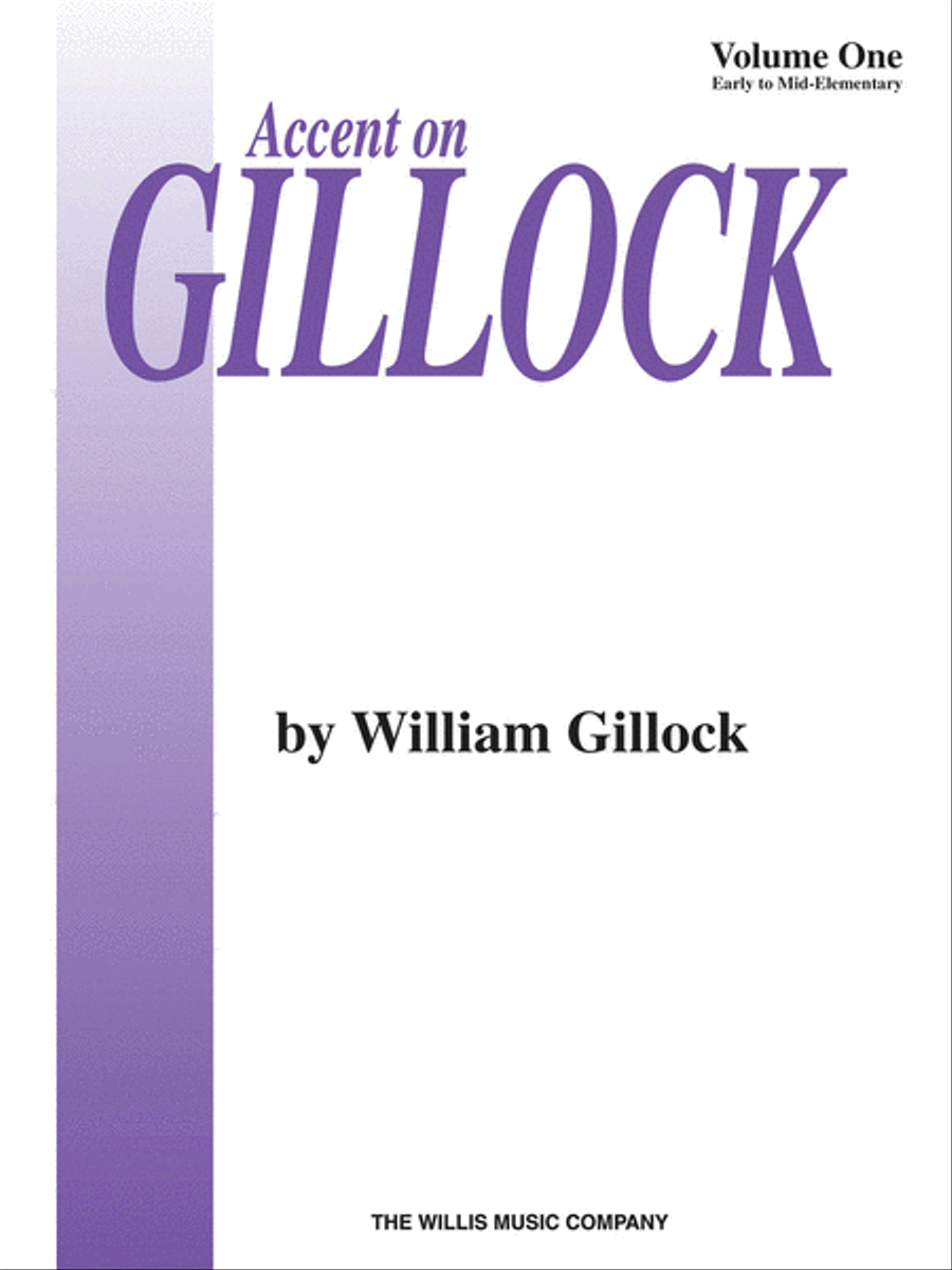 Accent on Gillock Volume 1 Piano Method scores gallery preview page 1