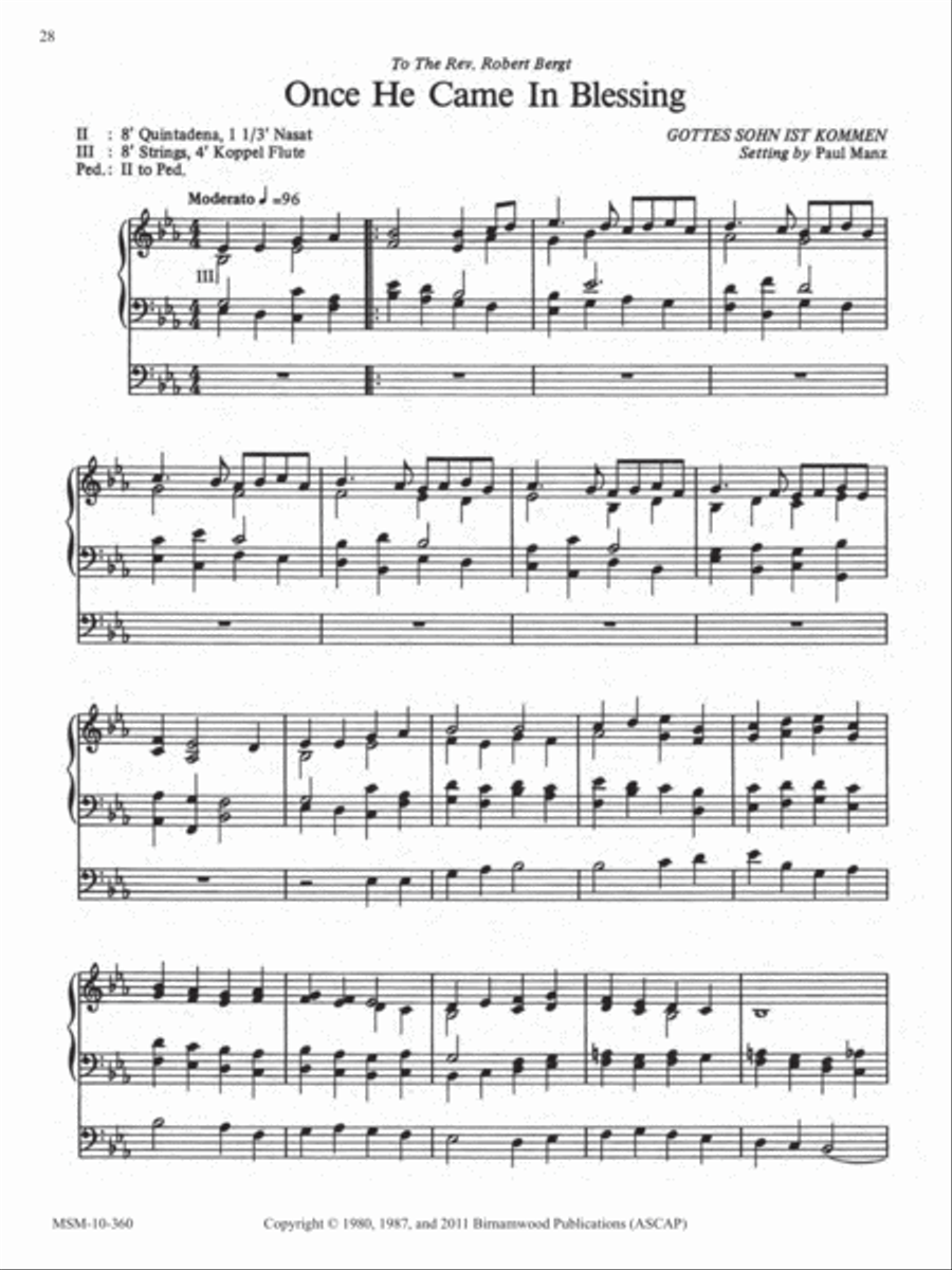 Ten Chorale Improvisations, Set 10 Organ scores gallery preview page 12