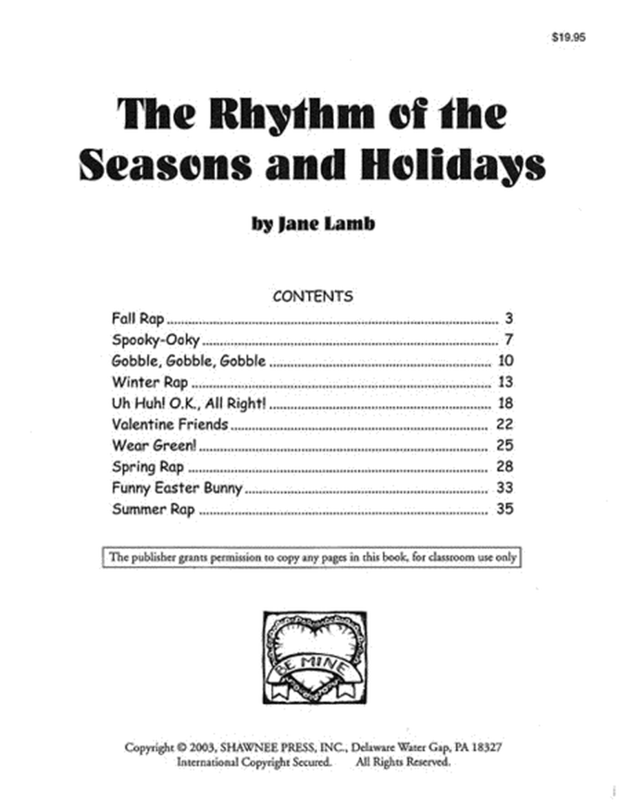 The Rhythm of the Seasons and Holidays image number null