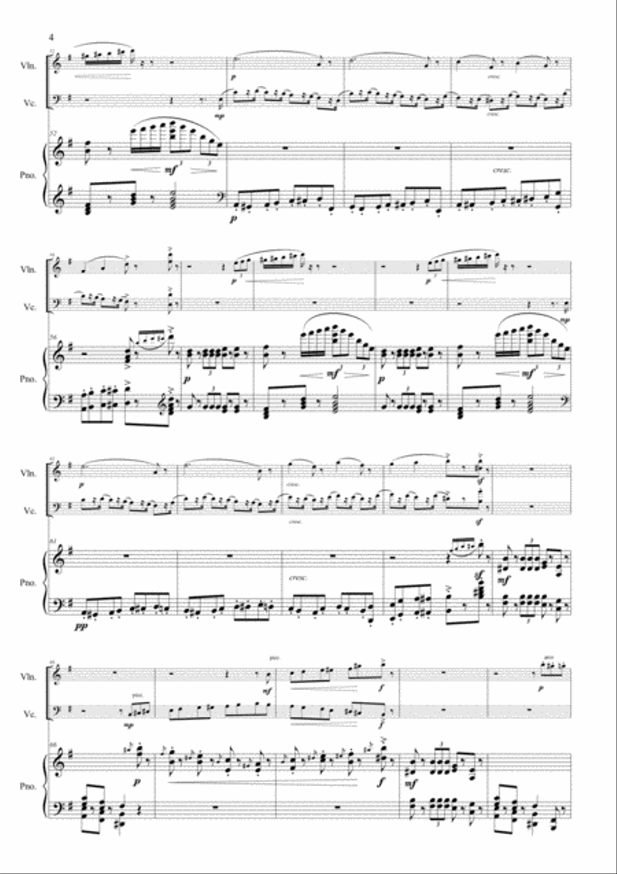 Tchaikovsky - Four movements from 
