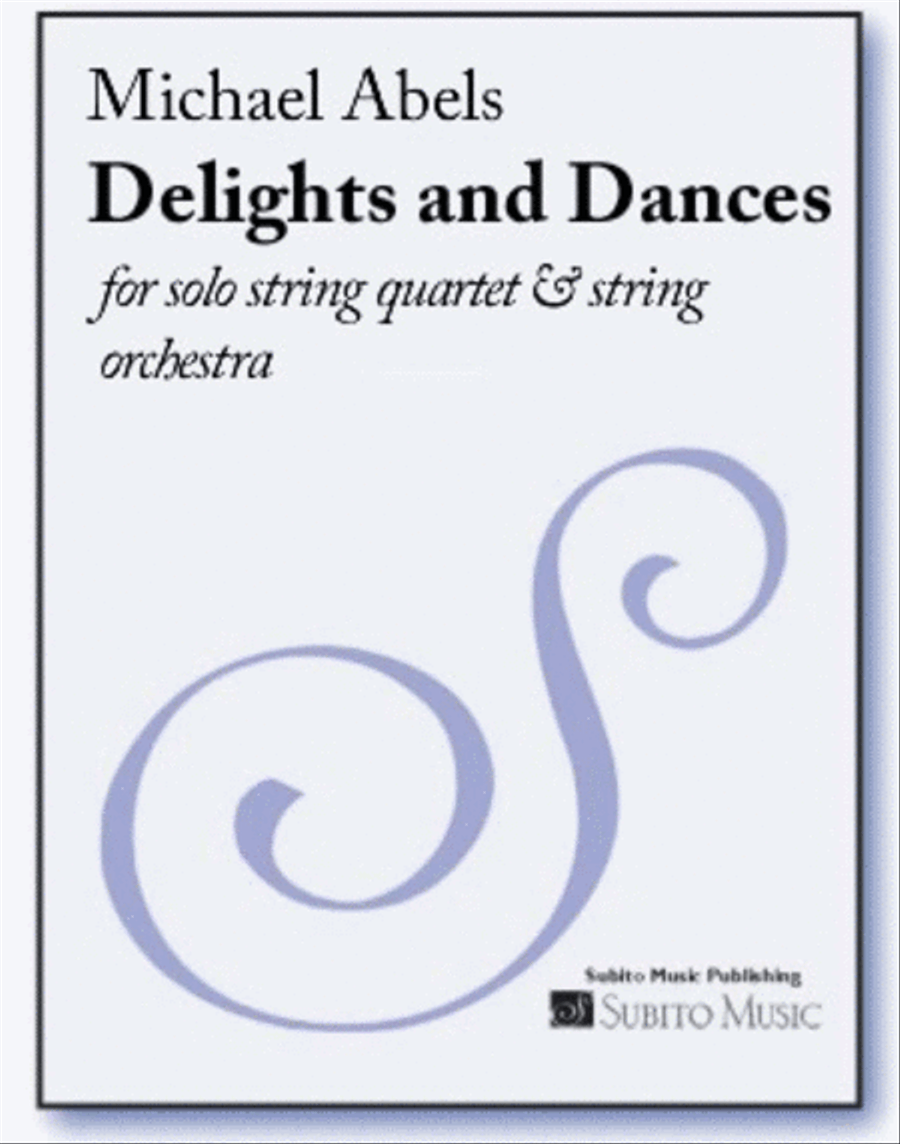 Delights and Dances String Quartet scores gallery preview page 1