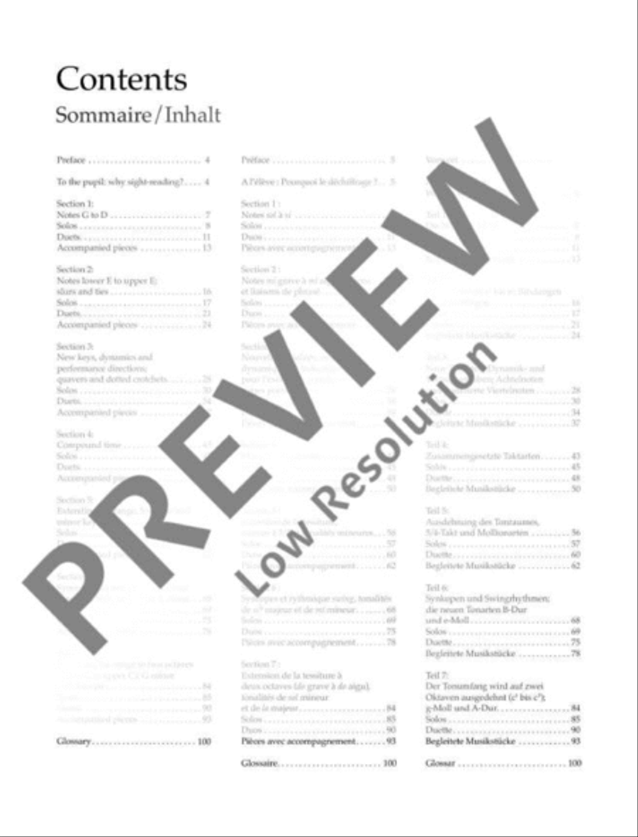 Saxophone Sight-Reading 1 Saxophone Solo scores gallery preview page 4
