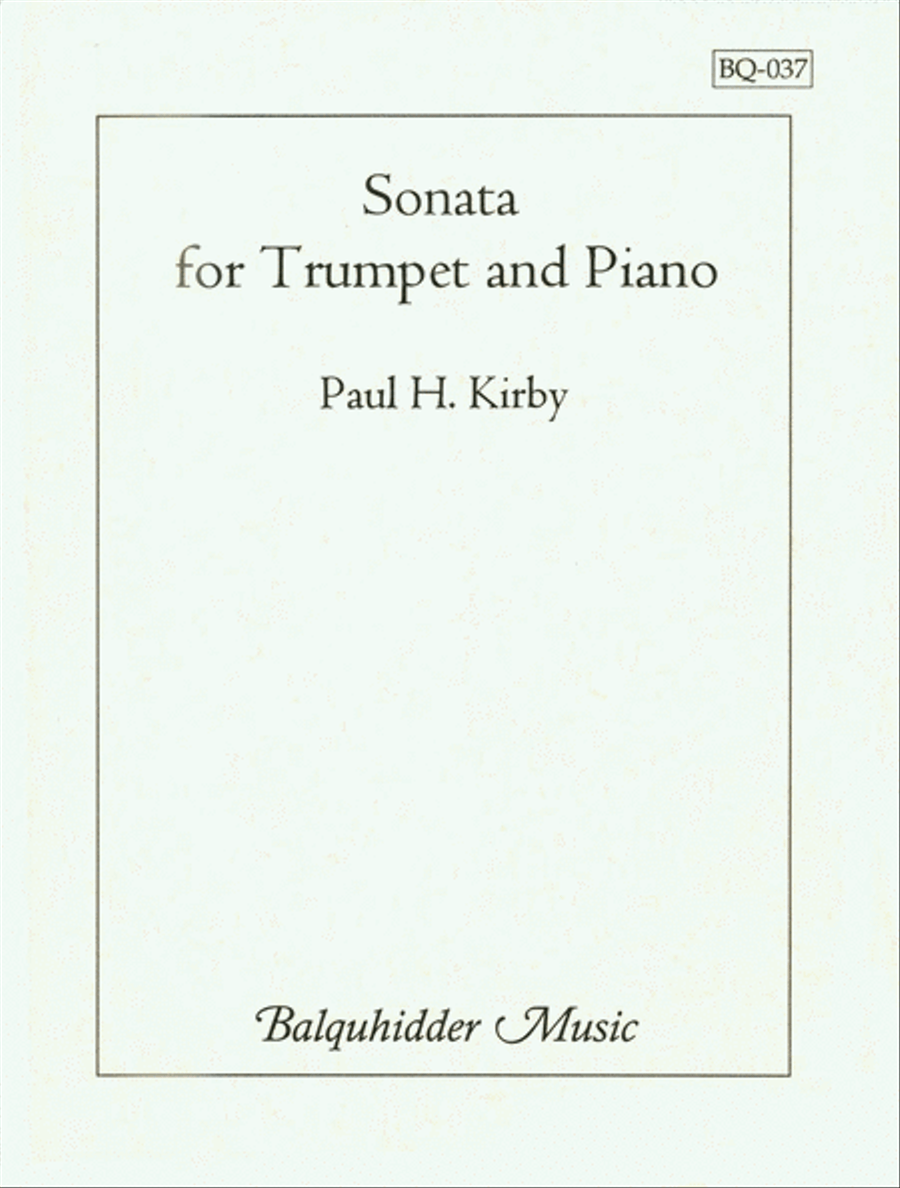 Sonata For Trumpet And Piano Trumpet Solo scores gallery preview page 1
