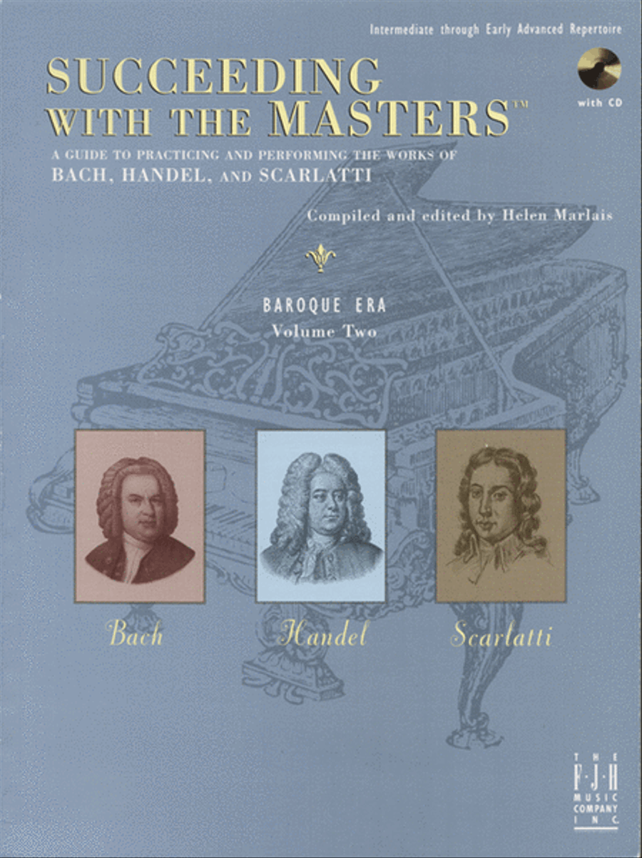 Succeeding with the Masters, Baroque Era, Volume Two Piano Method scores gallery preview page 2
