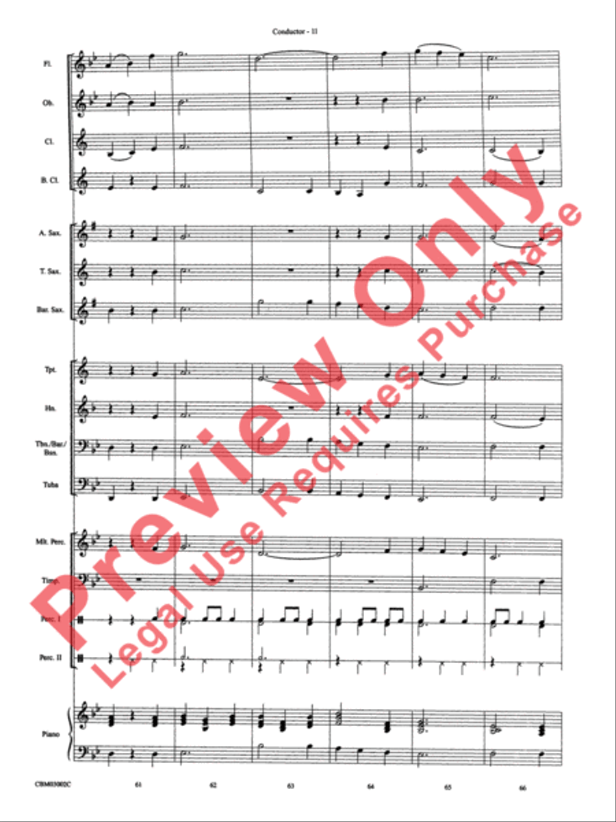 Fawkes the Phoenix (from Harry Potter and the Chamber of Secrets) Concert Band Methods scores gallery preview page 14