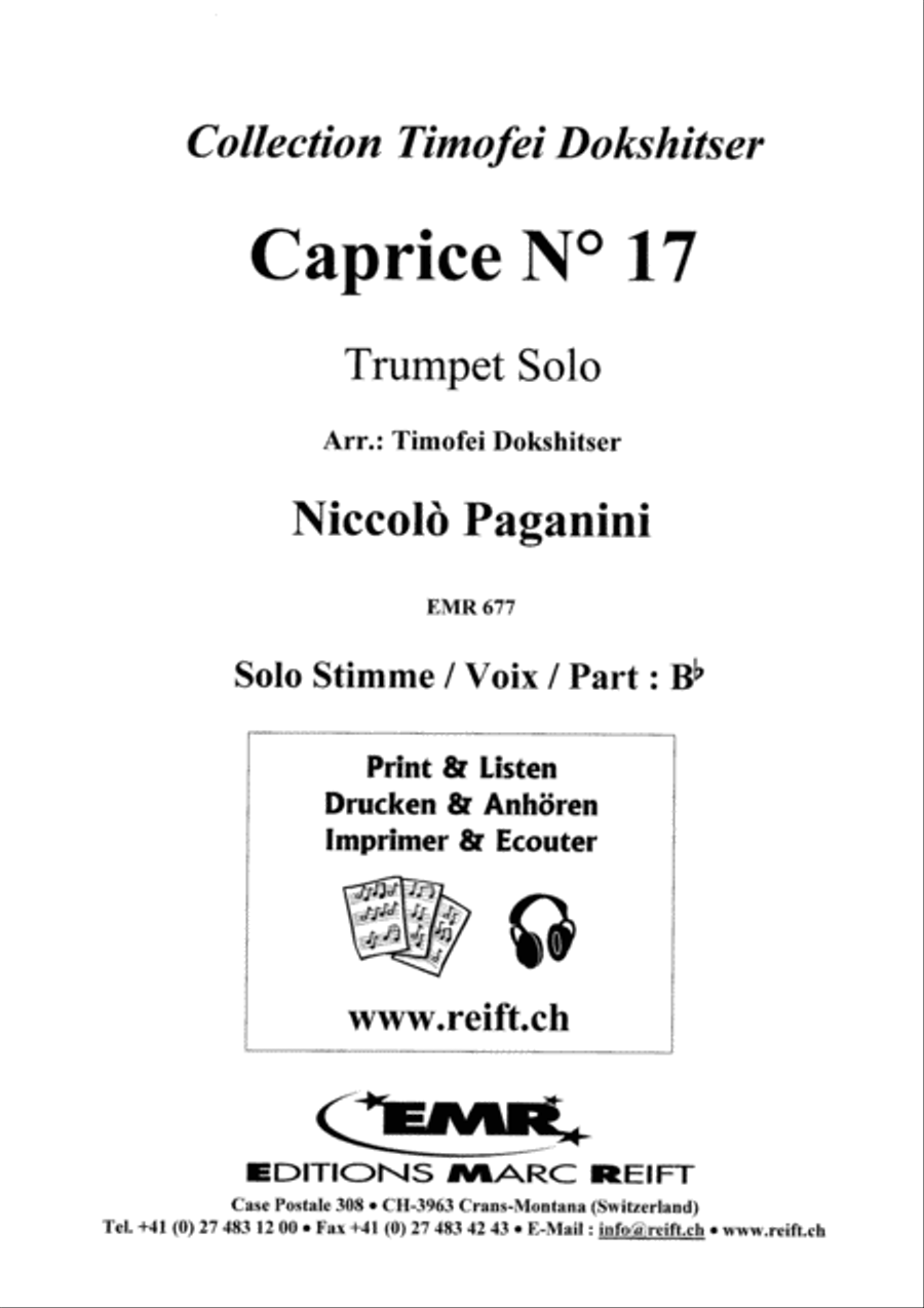 Caprice No. 17 Caprice No. 17 Trumpet Solo scores gallery preview page 2