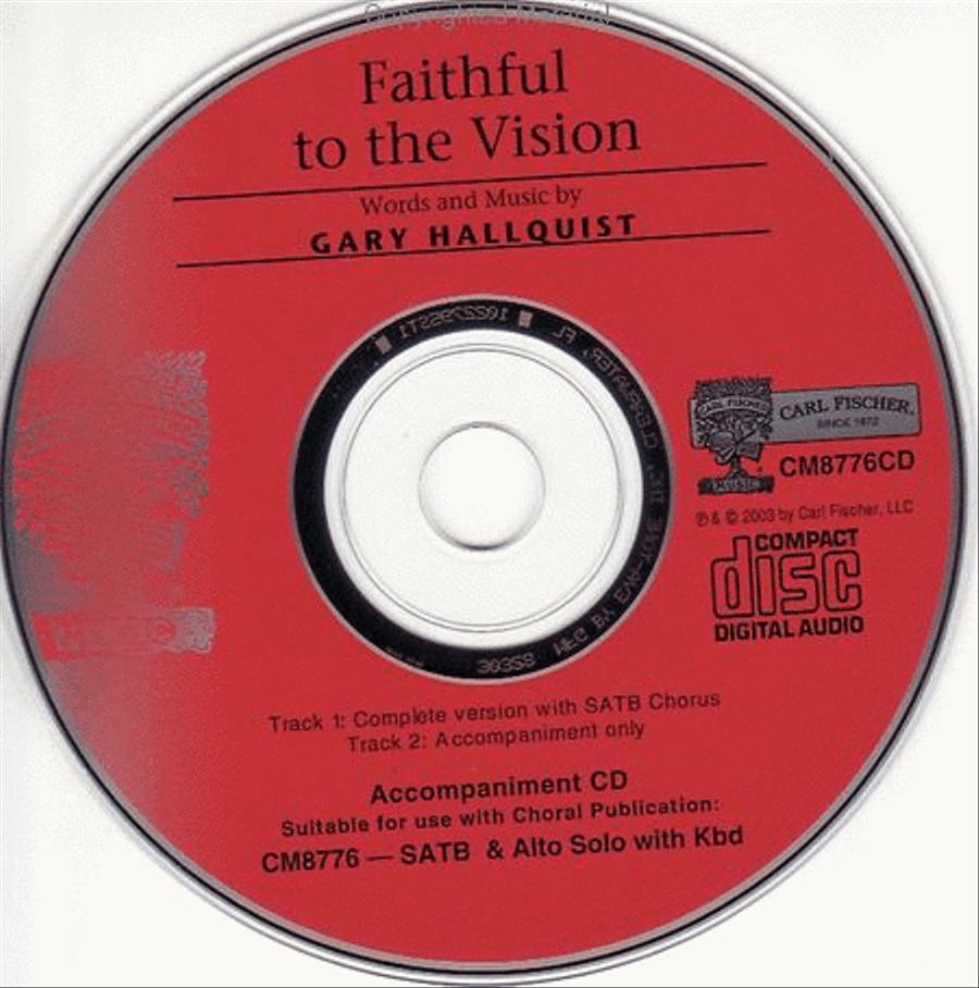 Faithful to the Vision 4-Part scores gallery preview page 2