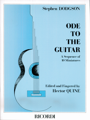 Book cover for Ode to the Guitar