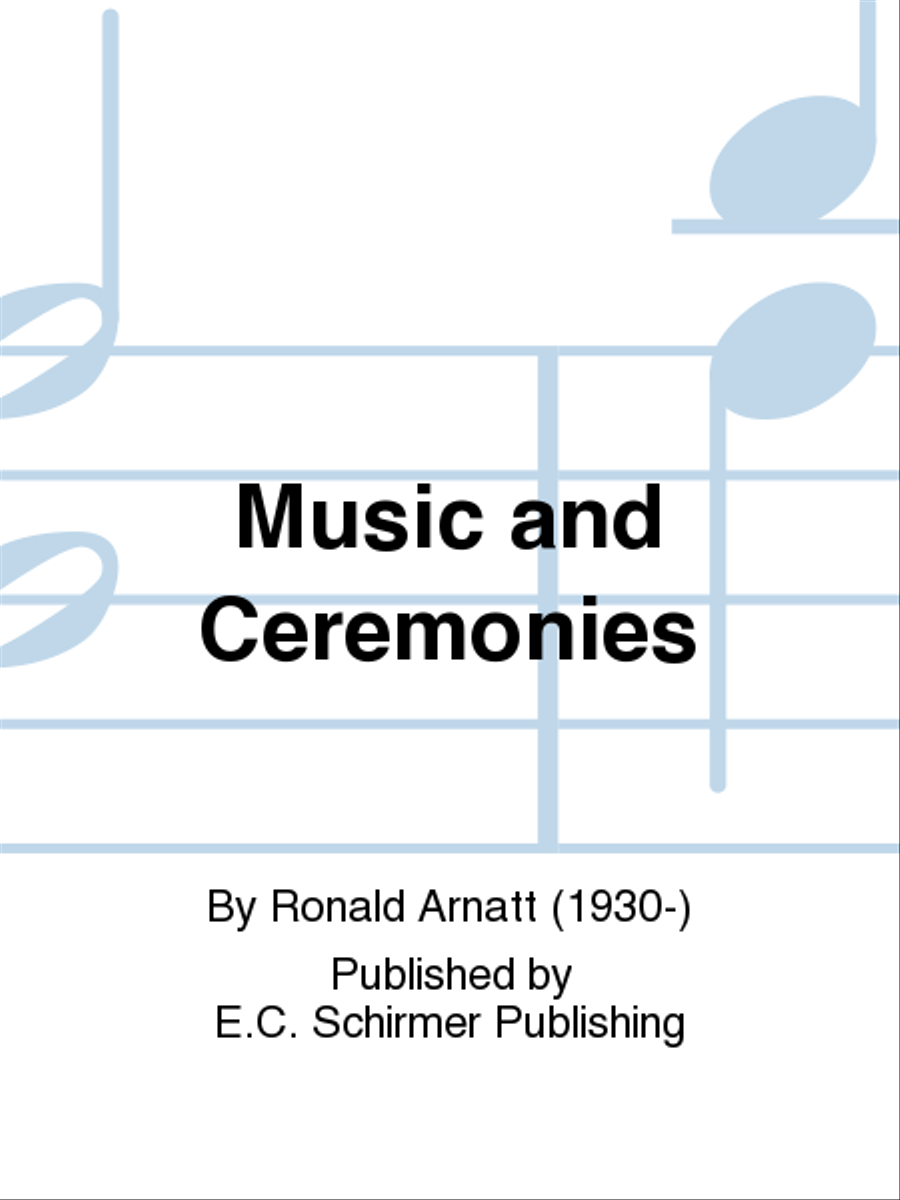 Music and Ceremonies Music and Ceremonies Divisi scores gallery preview page 1