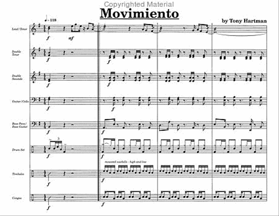 Movimiento Movimiento Steel Drum Band scores gallery preview page 2