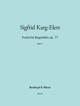 Book cover for Poetic Bagatelles Op. 77