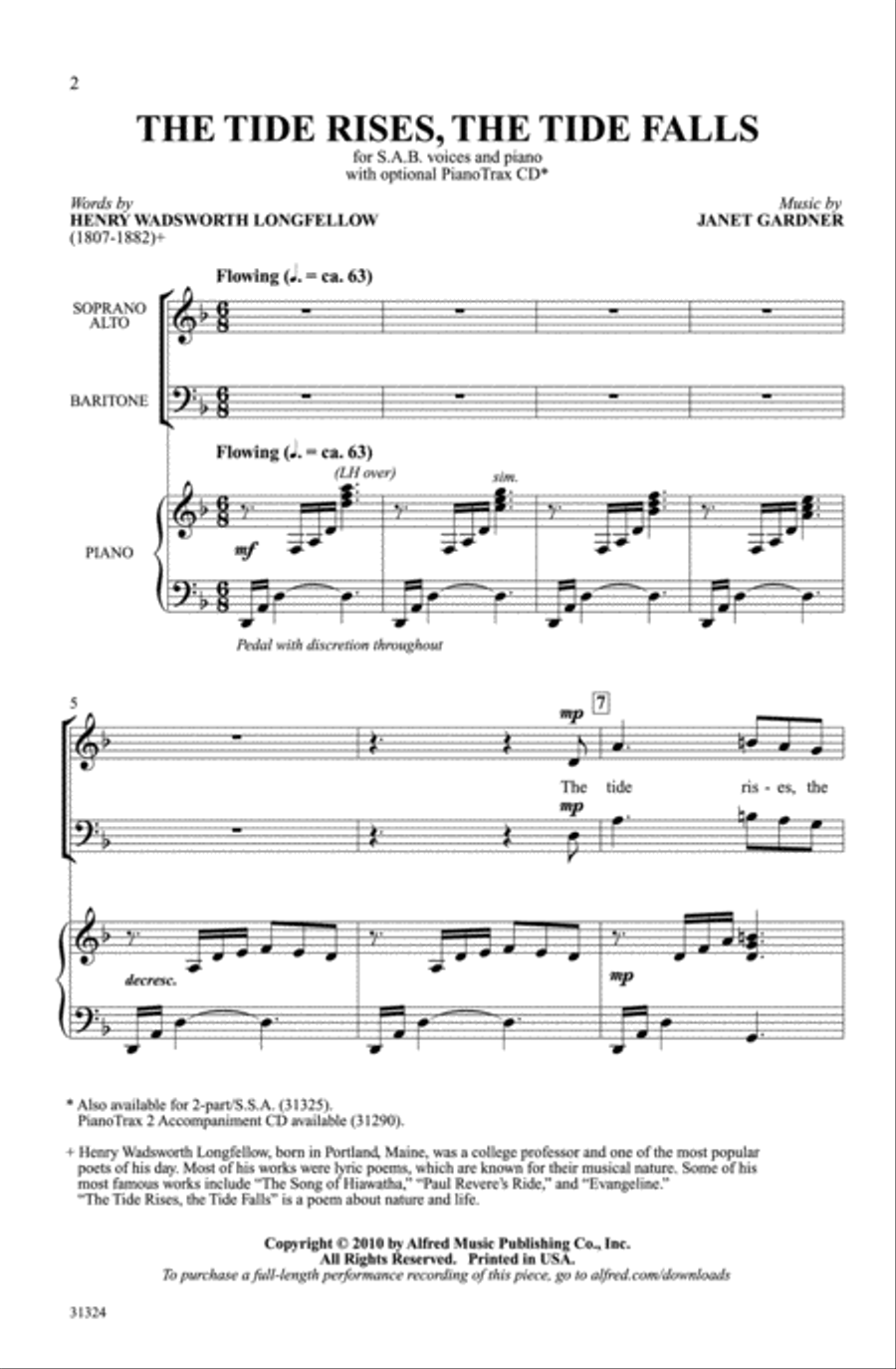 The Tide Rises, the Tide Falls 3-Part scores gallery preview page 12