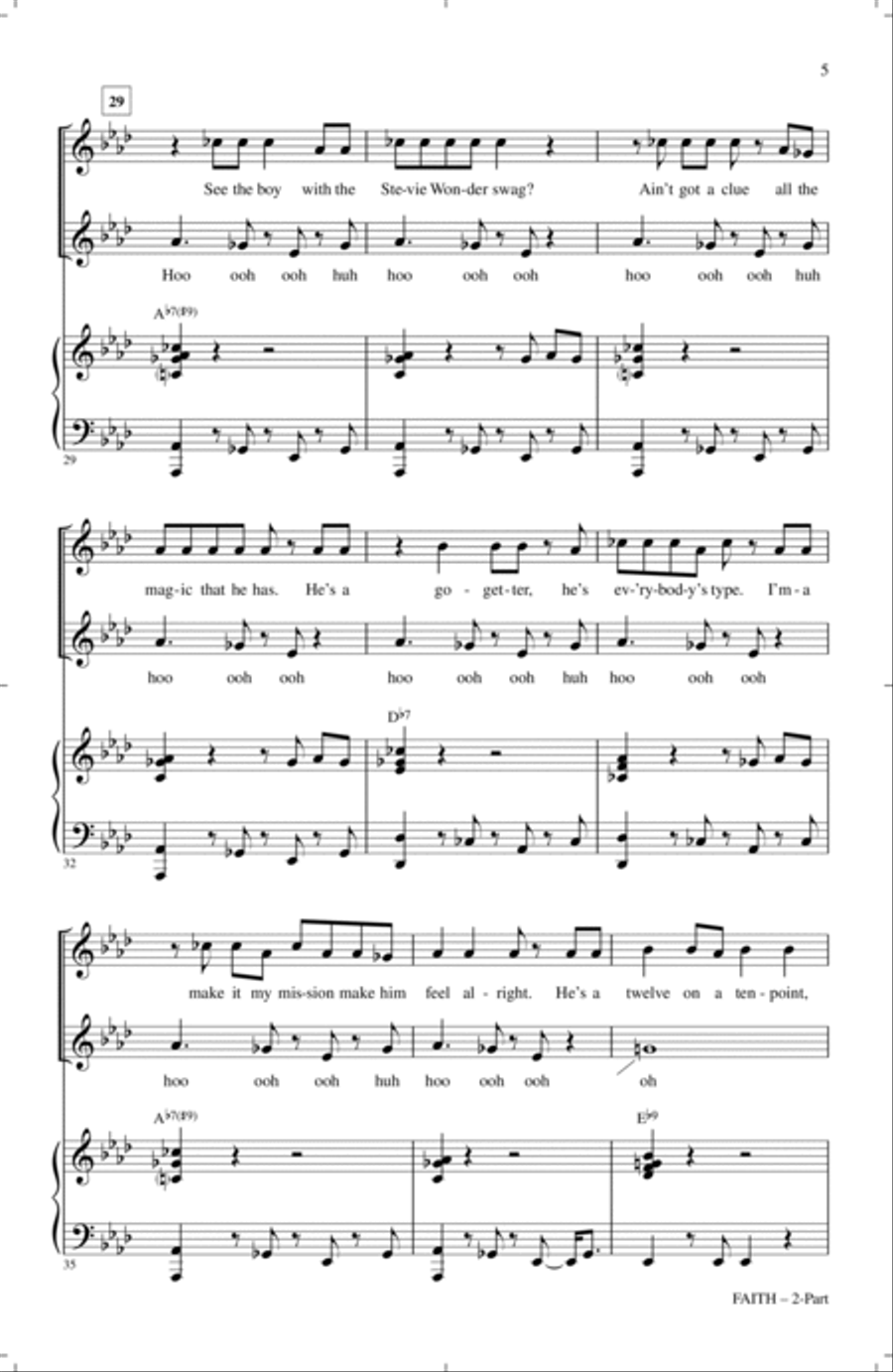 Faith 2-Part scores gallery preview page 4