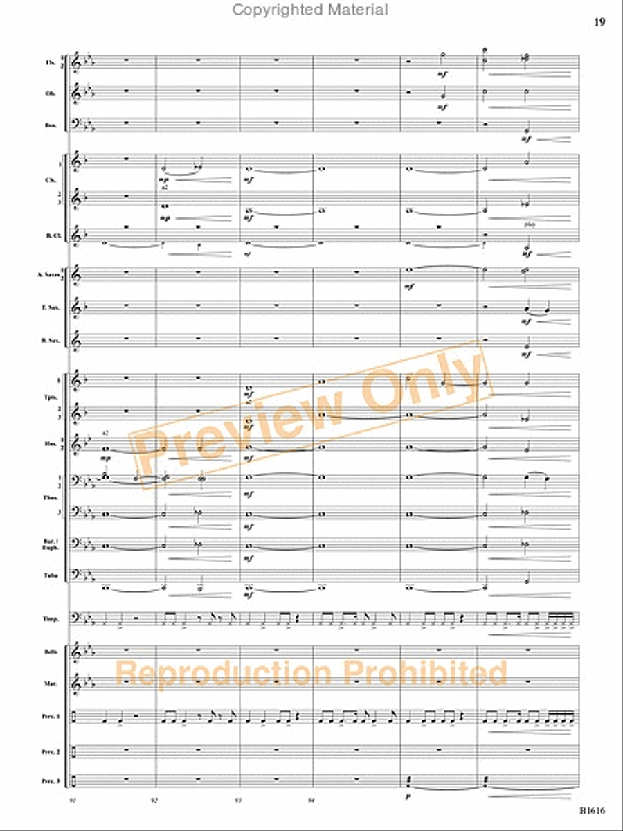 One Giant Leap Concert Band scores gallery preview page 20