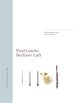 Berliner Luft for Brass Quintet – Paul Lincke (Advanced) Sheet