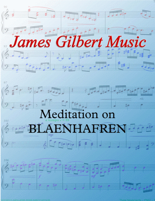 Book cover for Meditation on BLAENHAFREN