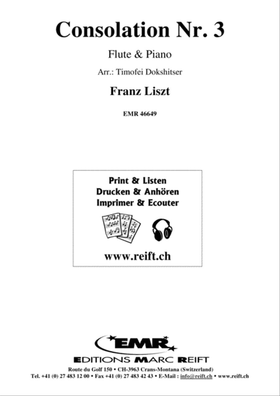 Consolation No. 3 Flute Solo scores gallery preview page 2