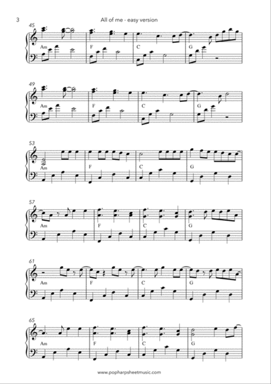 All Of Me Harp scores gallery preview page 4