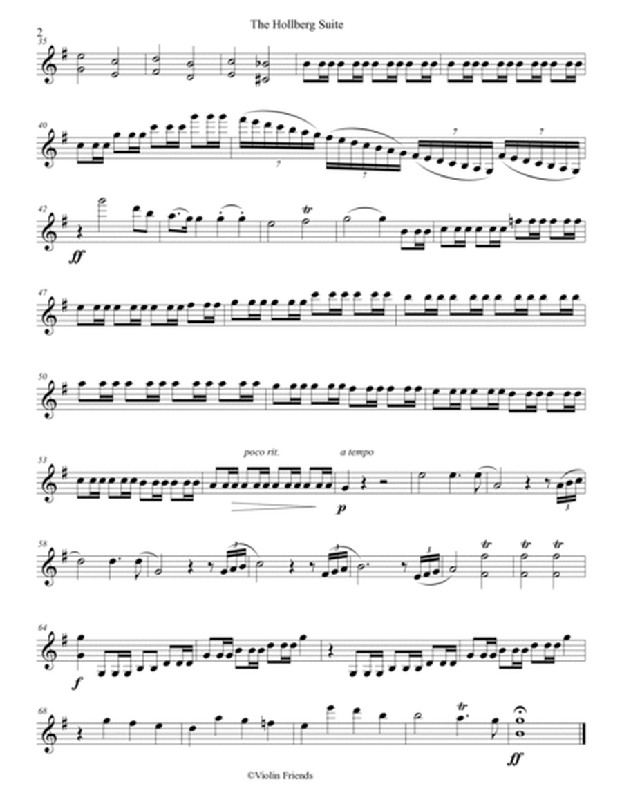 Prelude from Hollberg Suite arr. for violin ensemble image number null
