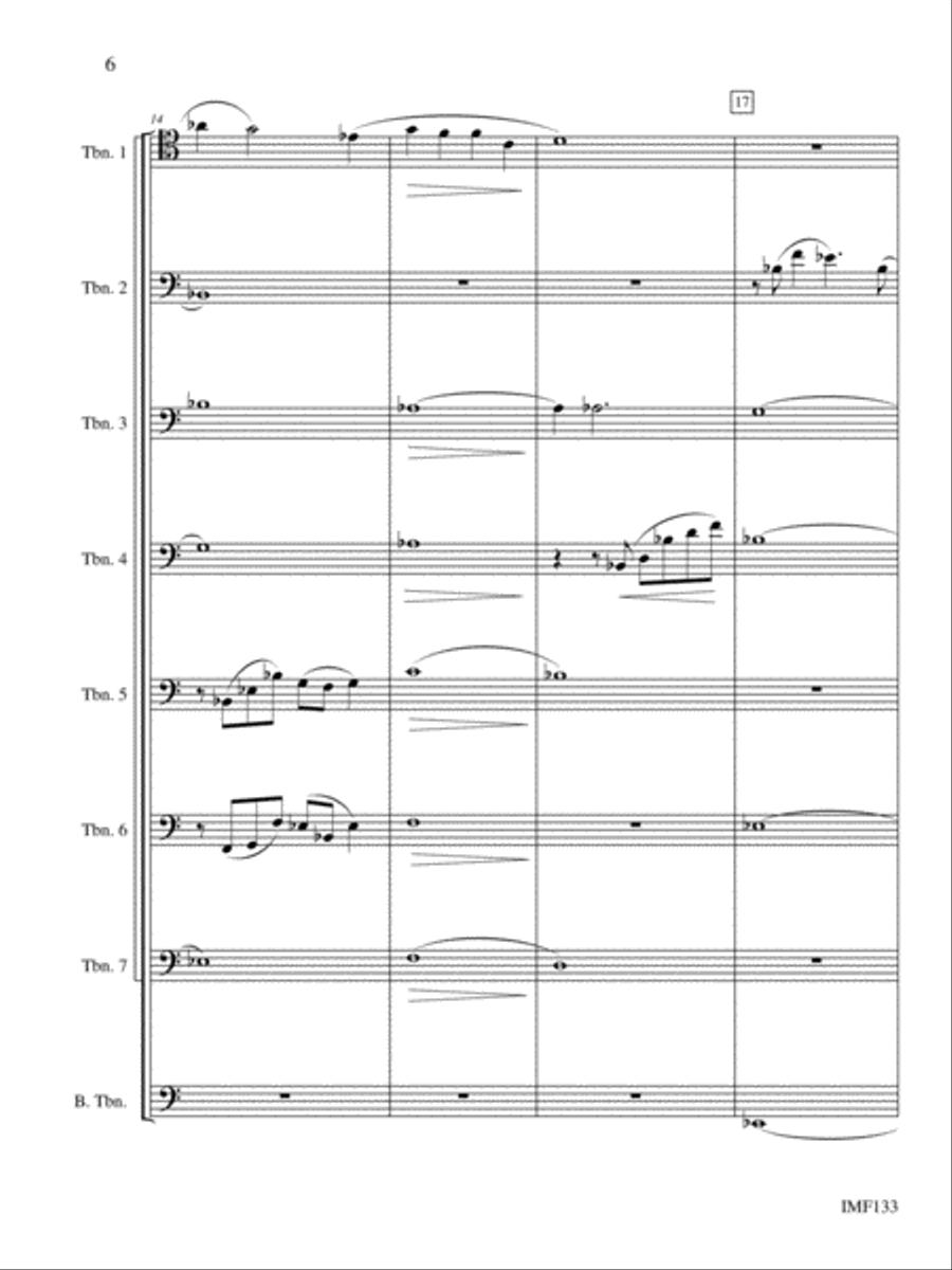 Ballade Ballade Trombone scores gallery preview page 6