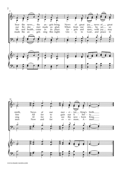 The Sussex Carol - Voice SATB image number null