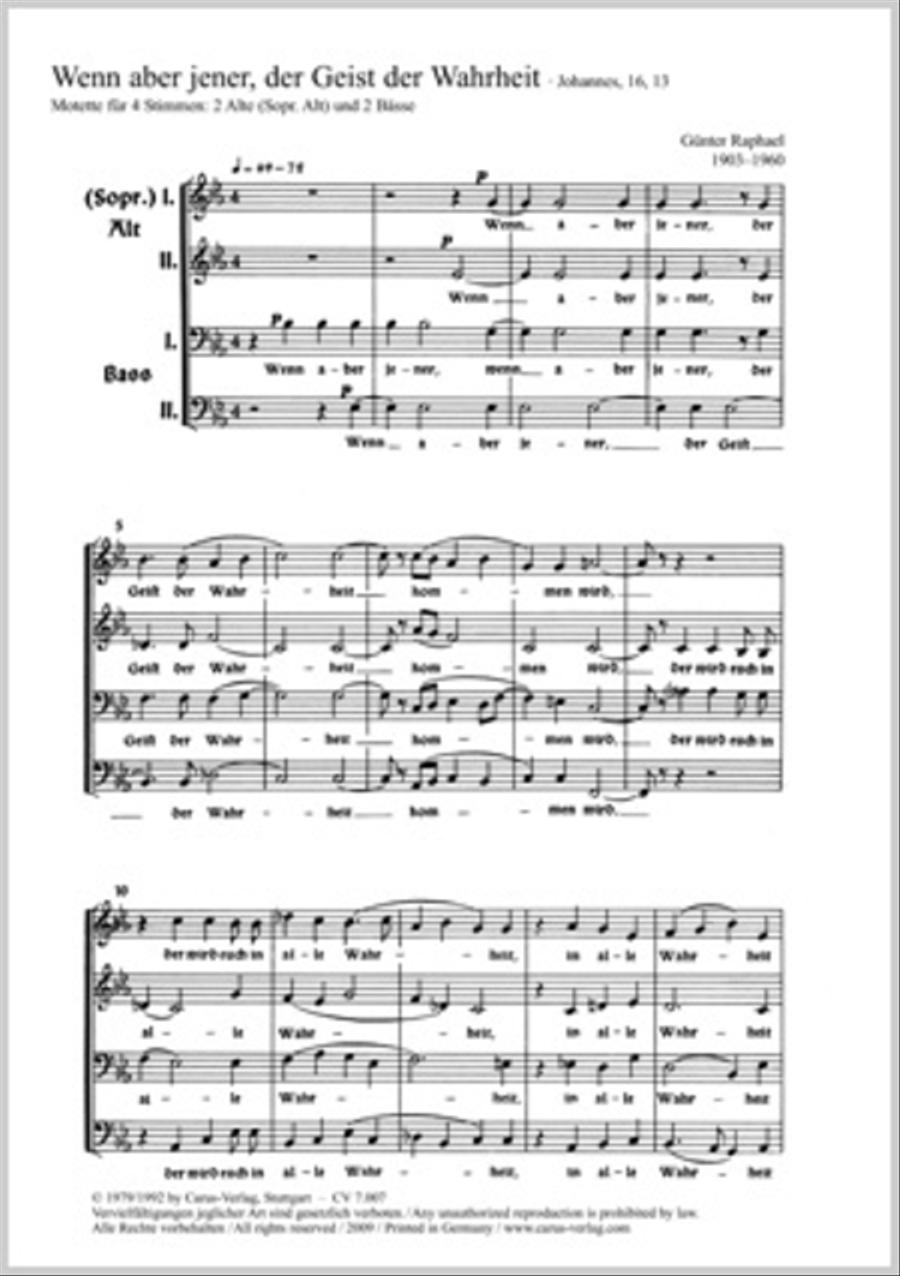 Wenn aber jener Wenn aber jener 4-Part scores gallery preview page 1