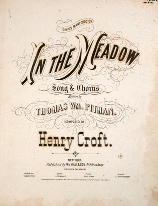 Book cover for In the Meadow. Song & Chorus