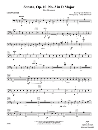 Sonata, Op. 10, No. 3: String Bass